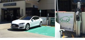 Electrical Vehicle Charger station at Garden City, Perth WA