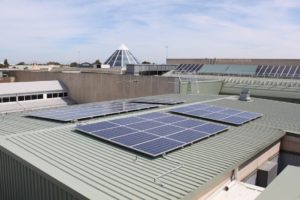 solar installed on top of a shopping centre