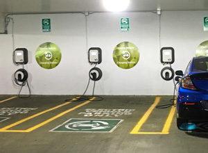Electric car charging stations