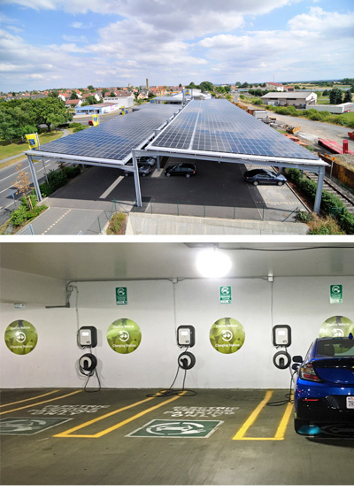 electric cars charge points
