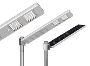 solar street lights-all in one