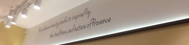 L'Occitane fit out at Claremont Quarter