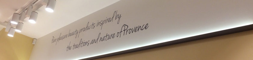 L'Occitane fit out at Claremont Quarter