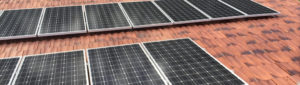 solar panels on roof installed by prf electrical