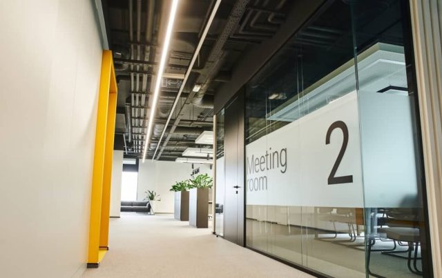 LED lights are a popular choice for commercial buildings due to their energy efficiency, long lifespan, and versatility.